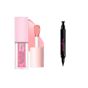 Lip Gloss + Eyeliner