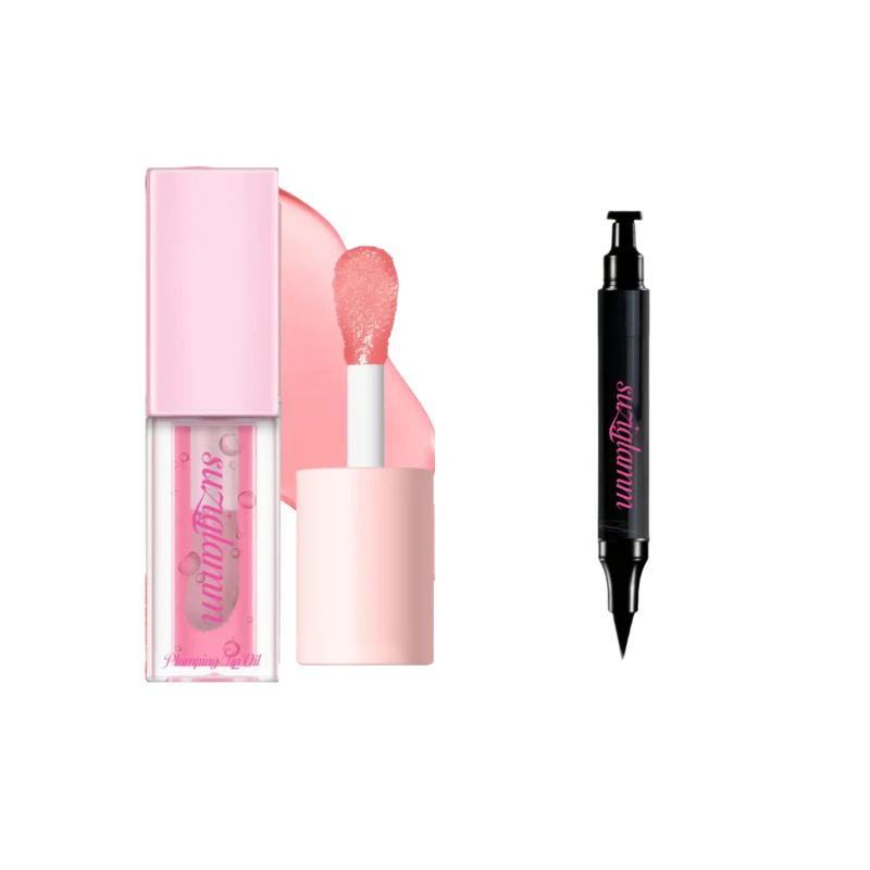 Lip Gloss + Eyeliner